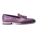 Woven Toe Tassel Loafer // Bordeaux (Euro: 44)