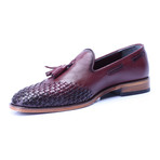 Woven Toe Tassel Loafer // Bordeaux (Euro: 44)