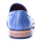 Woven Toe Tassel Loafer // Dark Blue (Euro: 43)