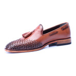 Woven Toe Tassel Loafer // Tobacco (Euro: 46)