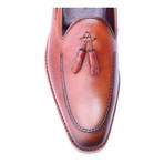 Stitched Tassel Loafer // Tobacco (Euro: 44)