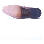 Woven Toe Single Monk // Bordeaux (Euro: 40)