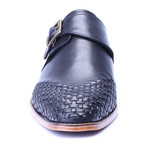 Woven Toe Single Monk // Black (Euro: 42)