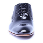 Mixed Texture Oxford // Black (Euro: 45)