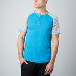 Mastermind Henley Shirt // Turquoise (XL)