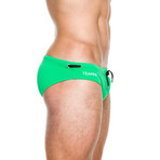 Dash Swim Brief // Green (S)