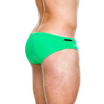 Dash Swim Brief // Green (S)