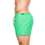 Grid Swim Short // Green (XL)