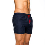 Grid Swim Short // Navy (L)