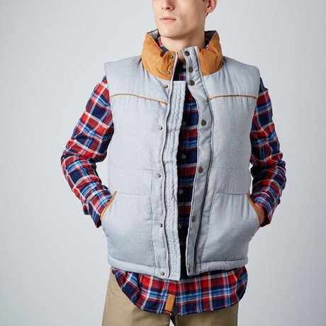 Quilted Vest // Gray (XS)