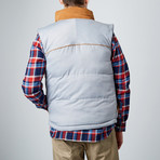 Quilted Vest // Gray (XS)