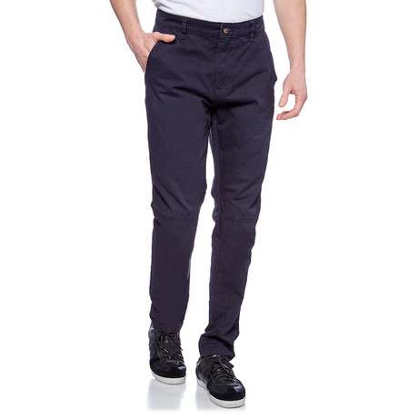 Slim Fit Seamed Chino // Navy (28WX30L)