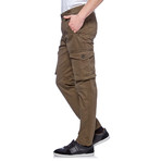 Slim Fit Cargo Chino // Army (40WX30L)