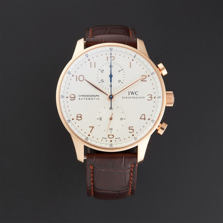 IWC Portuguese Chronograph Automatic // IW371480 // Pre-Owned