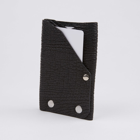 Frontier Shark Skin Wallet // Black