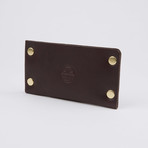 Riveted Leather Card Holder 1.0 // Brown