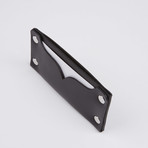 Riveted Leather Card Holder 1.0 // Black