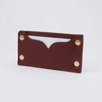 Riveted Leather Card Holder 1.0 // Red