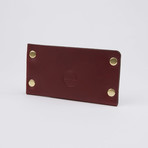 Riveted Leather Card Holder 1.0 // Red