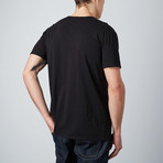 Raw Pocket Crewneck Shirt // Black Reactive (L)