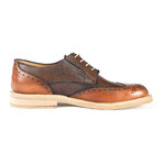 Conca Colorblock Wingtip Derby // Tan (Euro: 43)
