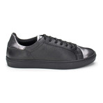 Soccavo Mixed Texture Lace-Up Sneaker // Black (Euro: 39)