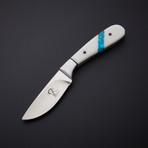 Nueces Skinner // White + Turquoise