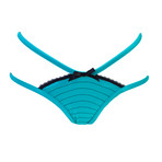 Portia Vintage Stitch Brief // Teal