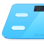M1302 Color Bluetooth Smart Scale (White)
