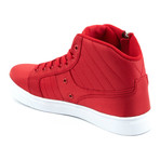 Midas Mid Sneaker // Red + White (US: 11)