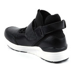 Dean High-Top Sneaker // Black + White (US: 9.5)