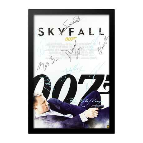 Skyfall // Cast Signed Poster