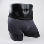 Solid Brazilian Trunk // Black + Gray // Pack of 2 (XL)