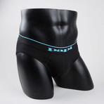 Briefs // Black + Blue + Turquoise // Pack of 3 (S)
