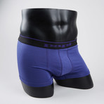 Solid Brazilian Trunk // Black + Charcoal + Purple // Pack of 3 (M)