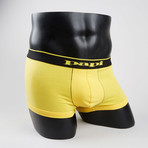 Stripe + Solid Brazilian Trunk // Black + Yellow + Black // Pack of 3 (XL)