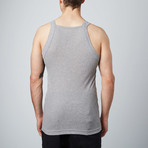 Square Neck Tank // Black + Charcoal + Heather Grey // Pack of 3 (L)