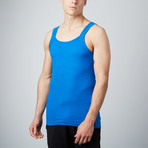 Square Neck Tank // Black + Royal + Red // Pack of 3 (M)