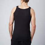 Square Neck Tank // White + Heather Grey + Black // Pack of 3 (S)