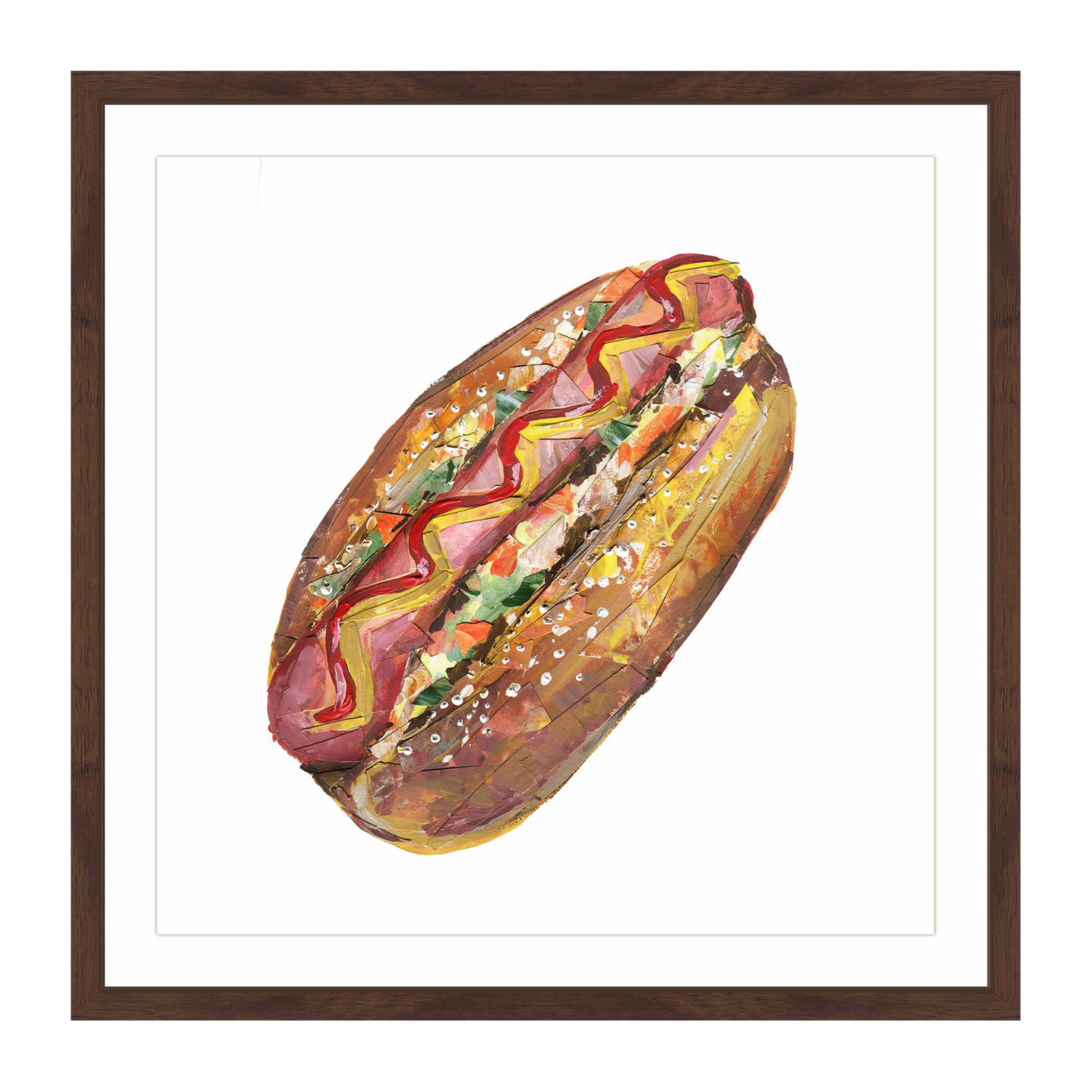 Ultimate Hot Dog Framed Painting Print 12W X 12H X 1 5D   A1c74f9faa89a3cee57fe0aa775a32d3 Large 