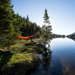 Wallaby Hammock + Python Straps (Roo Red)