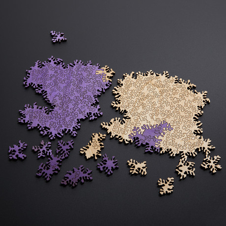 Infinity Puzzle // Double // Natural + Purple