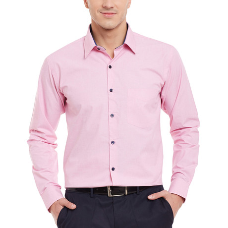 Brescia Dress Shirt // Pink (S)