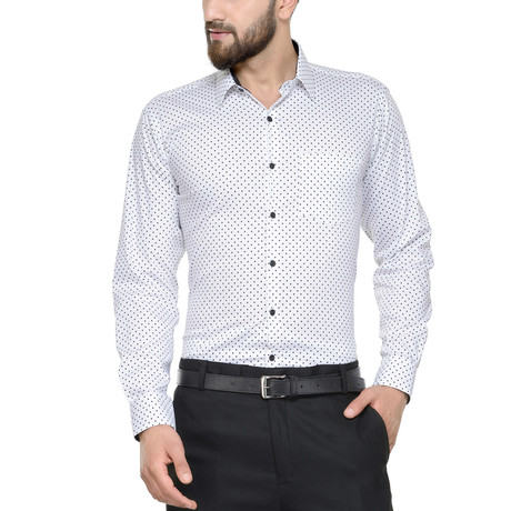 Cagliari Dress Shirt // White (S)