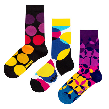 Dress Socks // Galactic // Pack of 3 (Size: 6-9)