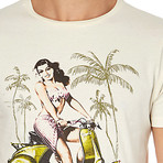 Scooter Babe Tee // White (M)