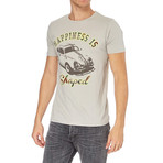 Happiness Is Shaped Tee // Grey (M)