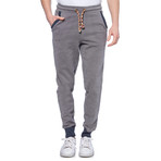 Contrast Textured Jogger // Grey (S)