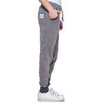 Contrast Textured Jogger // Grey (S)