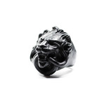 Black Lion Ring (Size: 11)